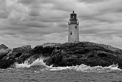 Moose Peak Lighthouse in Maine During Storm